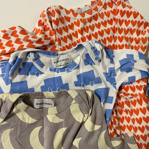 보보쇼즈 우주복 3종( 달, 하트, 자동차) 6-12사이즈 일괄판매