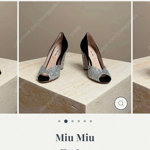 미우미우 여성구두 glitter pump