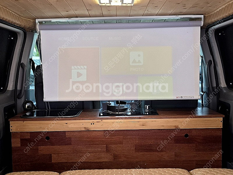 13년형 그랜드 스타렉스 밴 2인승 캠핑카(2종오토,빔...--9