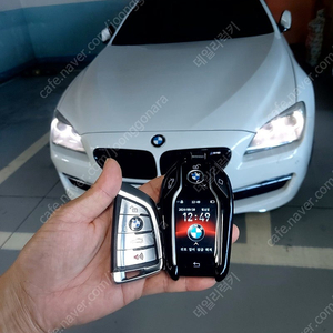 BMW 6시리즈 F바디 구형 클래식 자동차키 분실시 긴급 키복사, 최신형 LCD 풀터치 스크린 디스플레이키로 업그레이드 전환 제작
