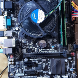 I5-4440 + 기가바이트H81M-D2V 반본체 판매