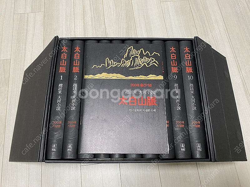 태백산맥 200쇄 기념본--1