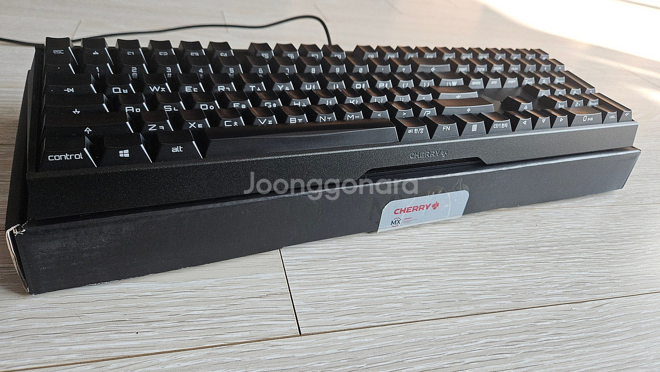 체리 Mx borad 3.0s rgb 청축 키보드 풀배...--2