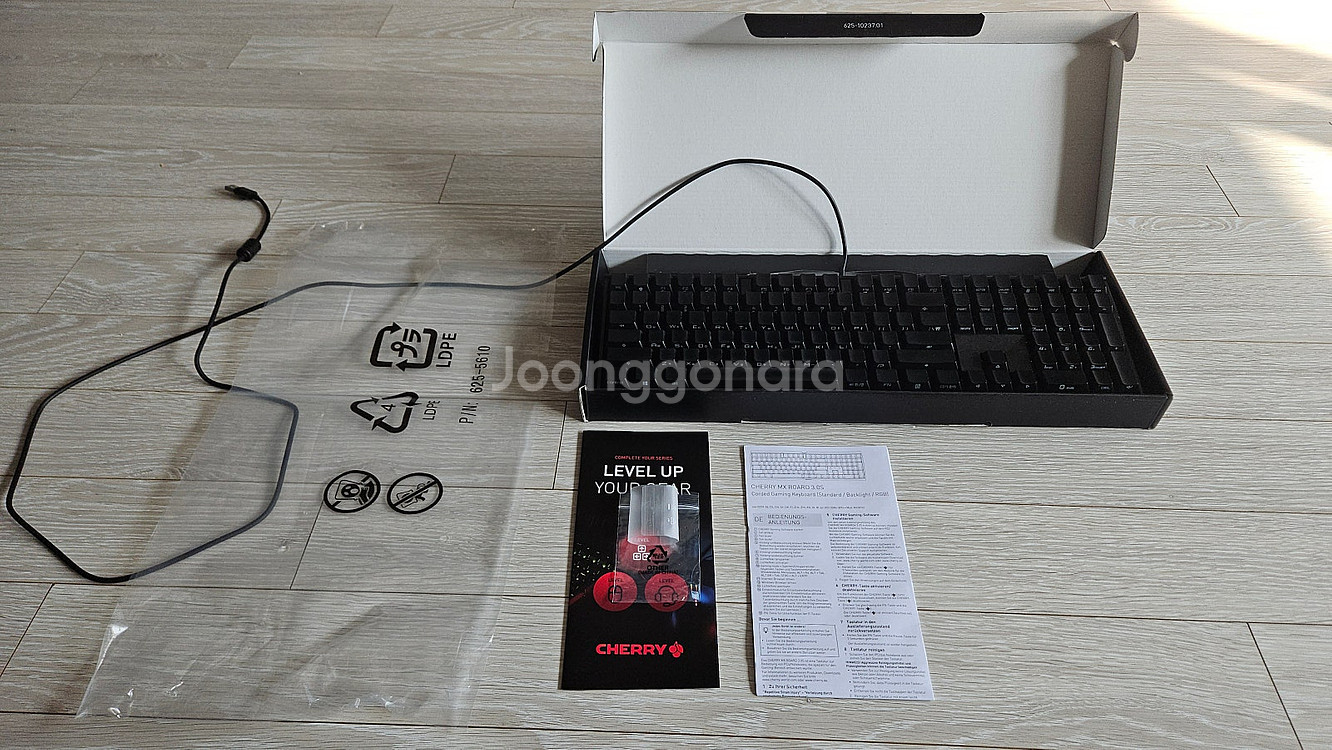 체리 Mx borad 3.0s rgb 청축 키보드 풀배...--6
