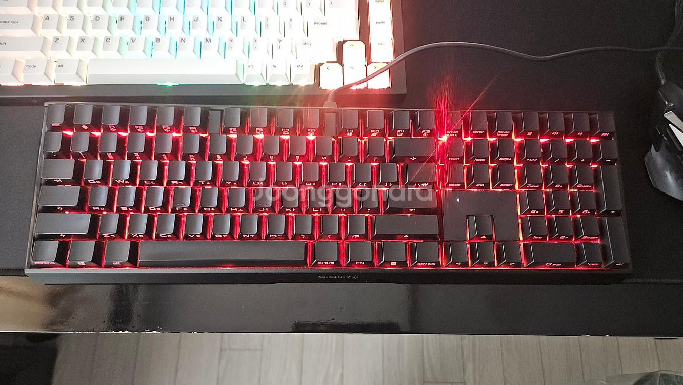 체리 Mx borad 3.0s rgb 청축 키보드 풀배...--7