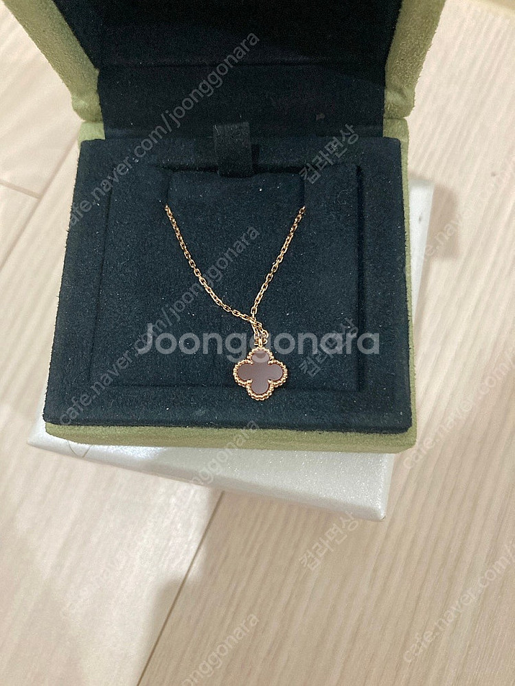 반클리프 아펠 스위트 알함브라 커넬리언 목걸이--0