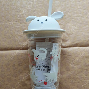 스타벅스 20 홀리데이 점핑 도그 글라스 콜드컵 355ml