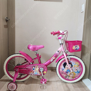 디즈프린세스 18인치 여자어린이 자전거 팔아요