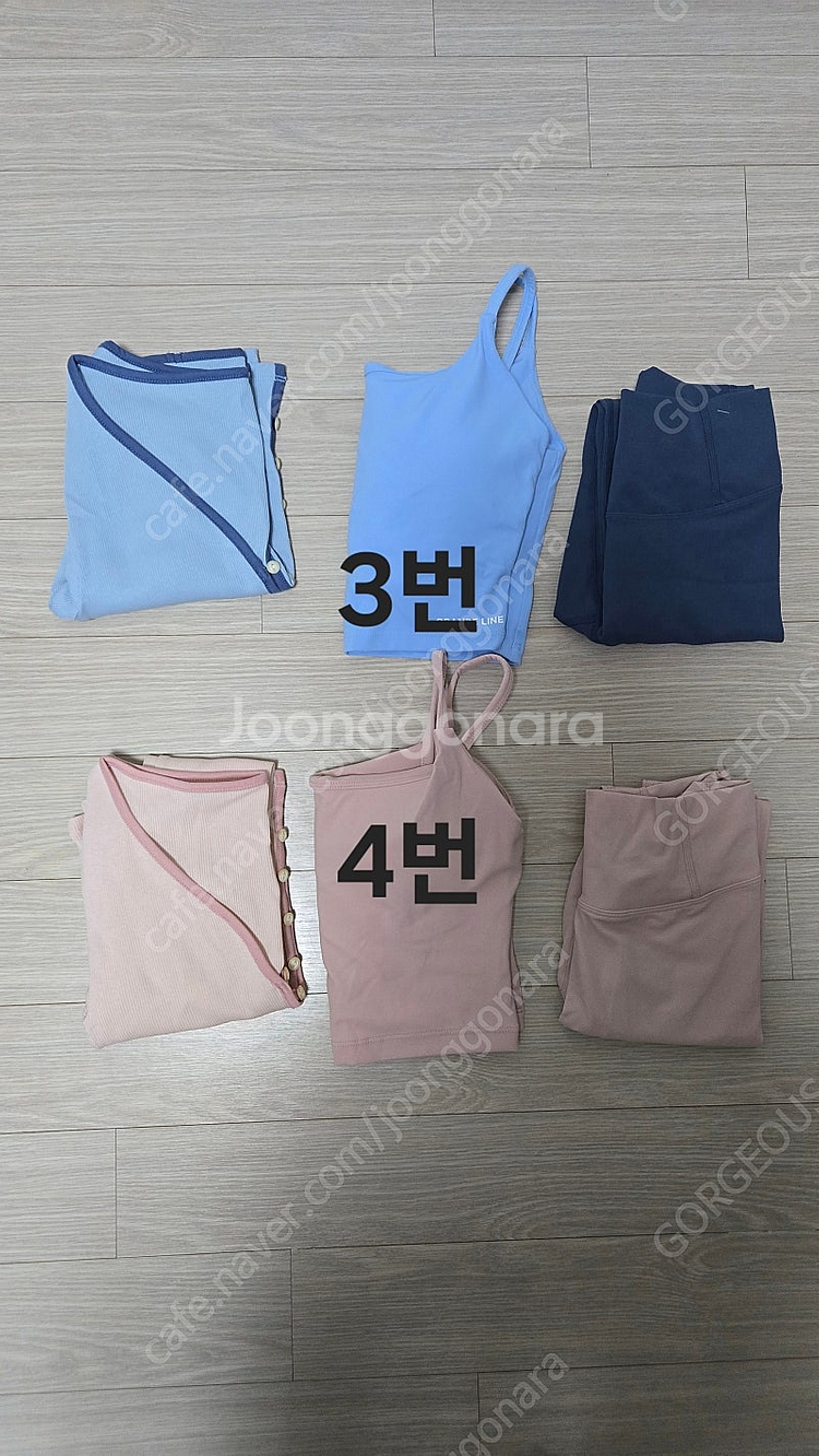 (새상품) 그란데라인 가디건, 브라탑, 레깅스 세트 /...--2