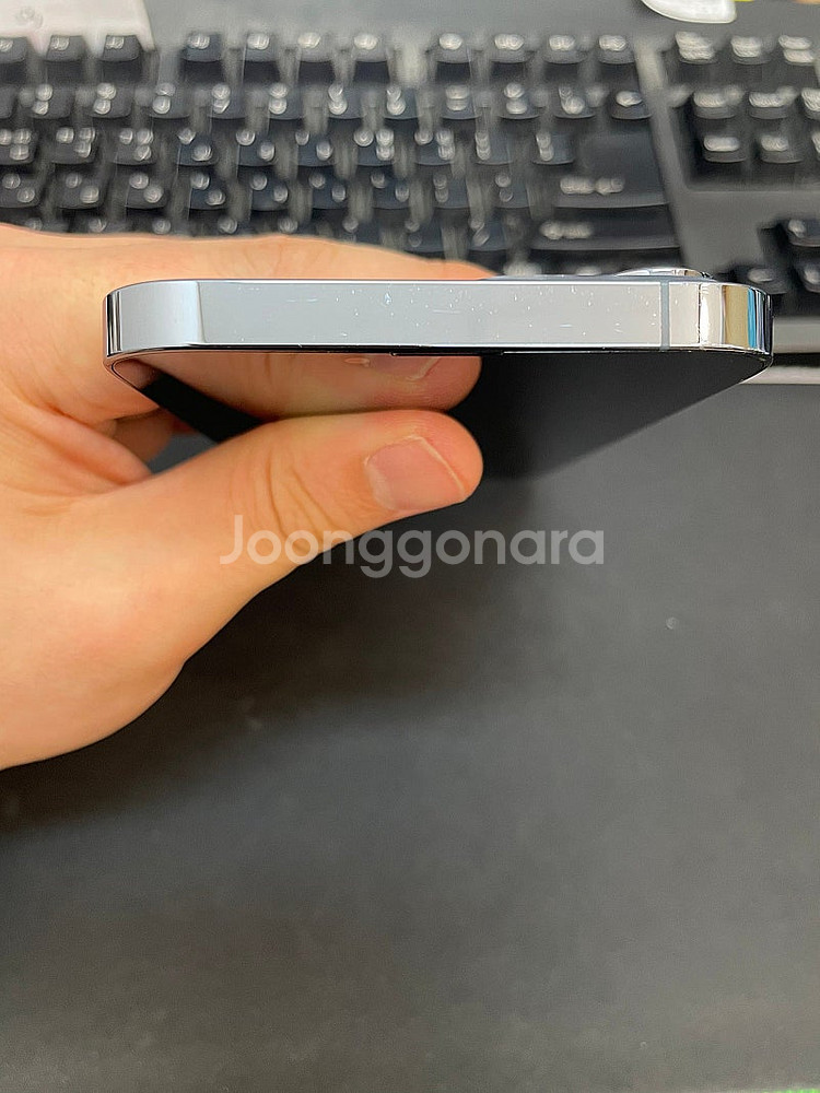 아이폰13프로맥스 블루 128GB 상태좋은 중고58만팝...--3