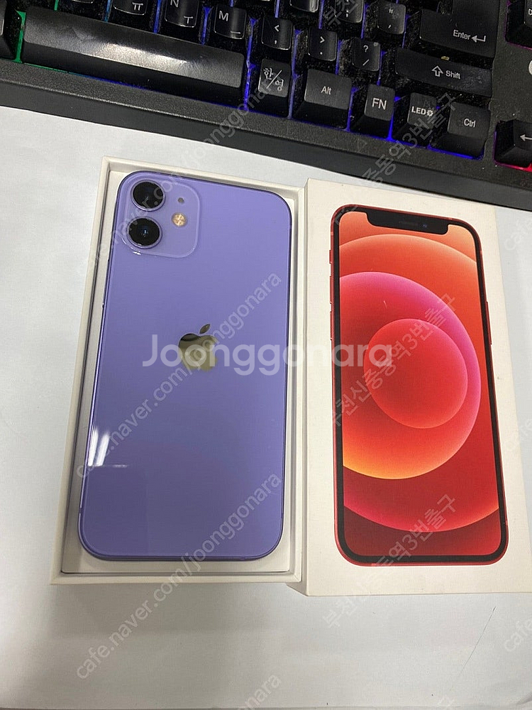 006757 아이폰12미니 퍼플 AA급 64GB 무잔상...--0