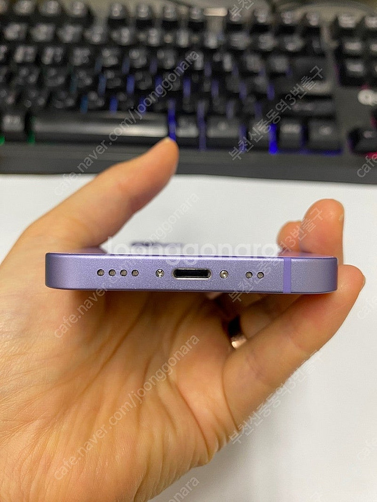 006757 아이폰12미니 퍼플 AA급 64GB 무잔상...--7