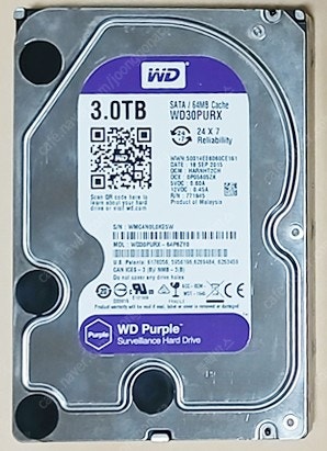 데스크탑 3.5 HDD WD Purple 3TB--0
