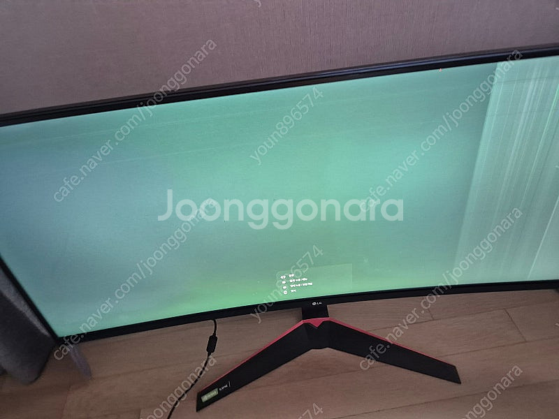 LG34 인치 부품용 모니터--1