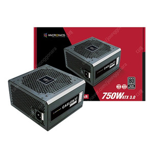 마이크로닉스 CASLON M 750W 80PLUS 실버 모듈러 파워 미개봉