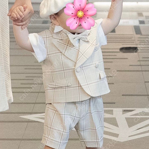아기 여름 정장+베레모 일괄판매