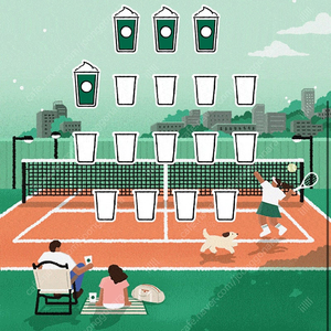 스타벅스 프리퀀시 미션 4개 7600원