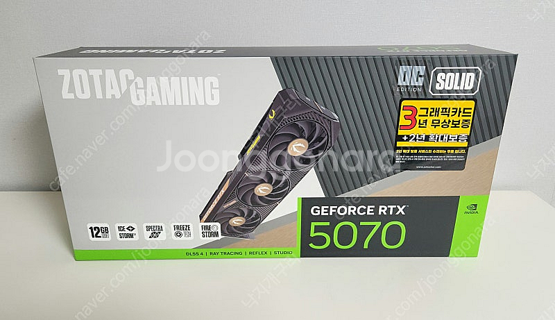 (미개봉) ZOTAC GAMING 지포스 RTX5070...--0