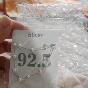 실버진주목걸이