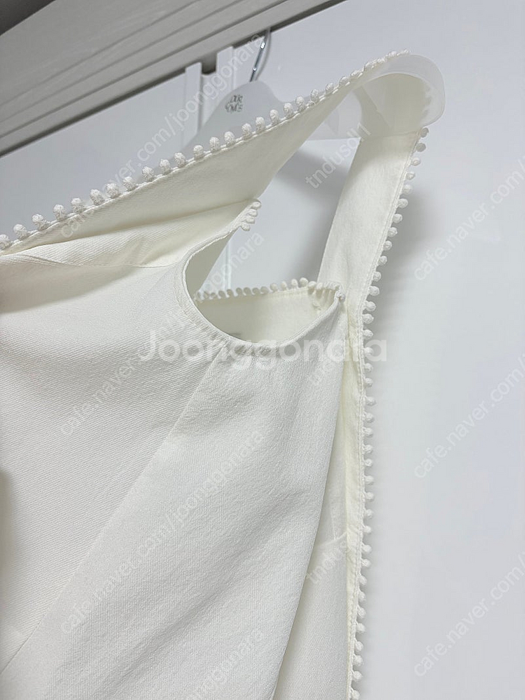 아워코모스 wide strap flared blouse...--3