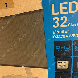 알파스캔 32인치 qhd 모니터 q3279vwfd8 판매합니다
