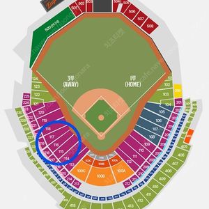 [6/22] 한화 vs 키움 3루 내야 116구역 6연석