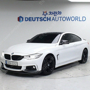 BMW 4시리즈 중고차 할부 420d 개인사업자 차량 구매 수입중고차 흰색 2015년식 420d xDRIVE 쿠페 M 스포츠 중고자동차 매장
