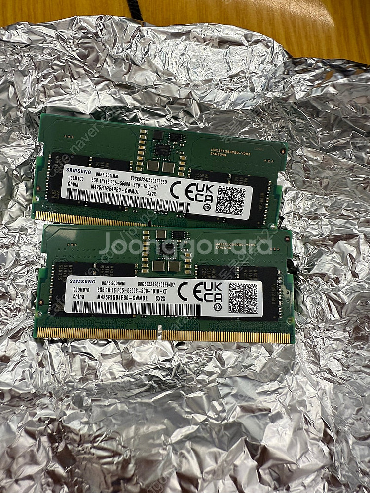 삼성전자 노트북 DDR5-5600 (8GB) X 2개--0