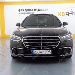 95,683 km 21년형 벤츠 S클래스 중고 벤츠 중고 -W223 S350 d 실매물인증중고차 검정색