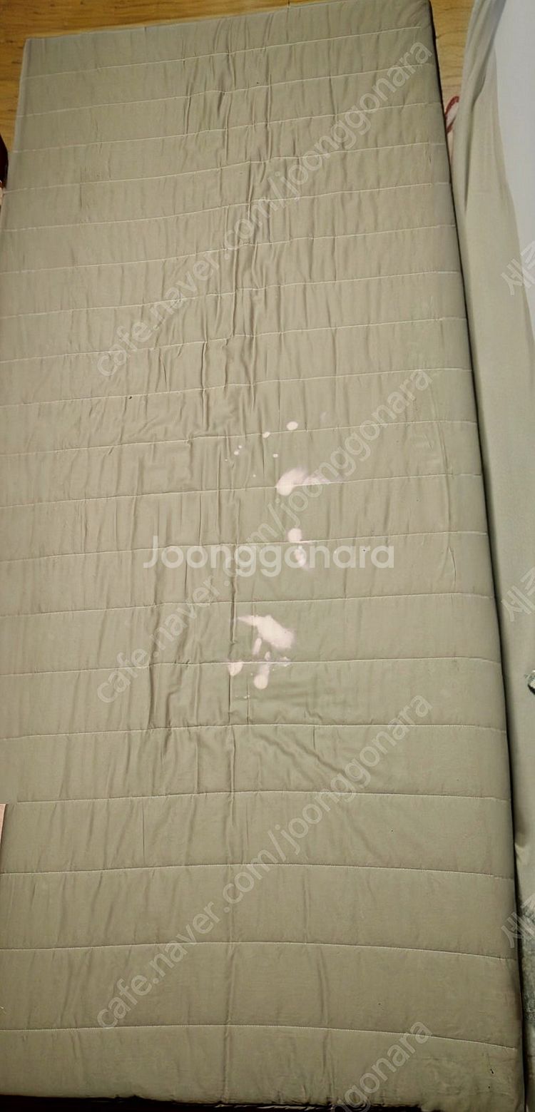 손님방 침대 대용 고탄성 스펀지 매트리스 + 커버(미사...--3