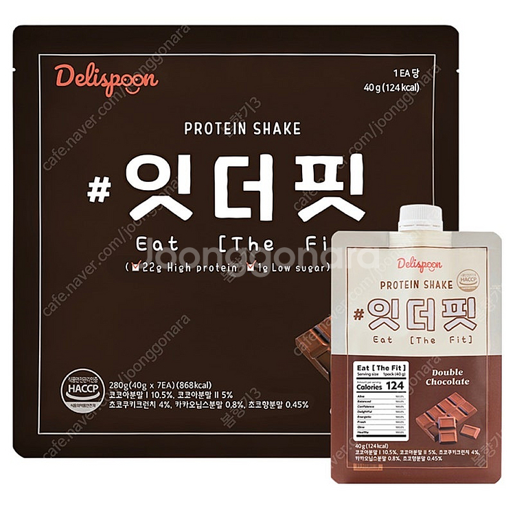 델리스푼 잇더핏 더블초코 쉐이크 1BOX--0