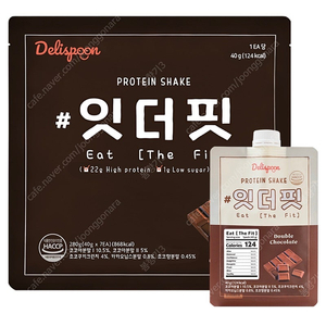 델리스푼 잇더핏 더블초코 쉐이크 1BOX