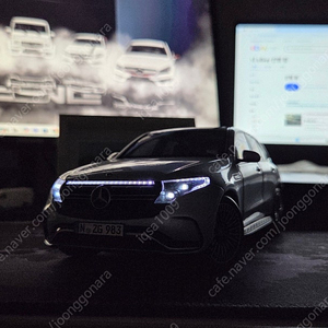 NGZ 1/18 메르세데스 벤츠 EQC 하이테크 실버 다이캐스트 라이트닝버전 무하자 판매
