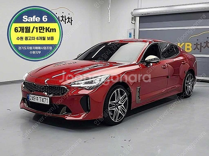 빨간색 스팅어 중고 스팅어 마이스터 AWD 3.3 GT...--0
