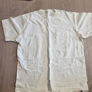 웨어하우스 (Warehouse) 화이트 / 블랙 천축 티셔츠 (XL)