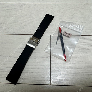 24mm 고급 러버밴드 시계줄