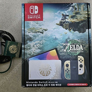 닌텐도 스위치 oled 젤다 왕눈에디션 풀박스