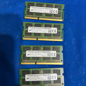 노트북용 램 메모리 ddr3l 14900s 8g 4장