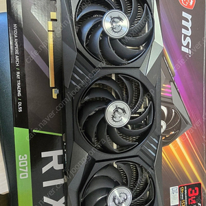 MSI 지포스 RTX 3070 게이밍 X 트리오 D6 8GB 트라이프로져2