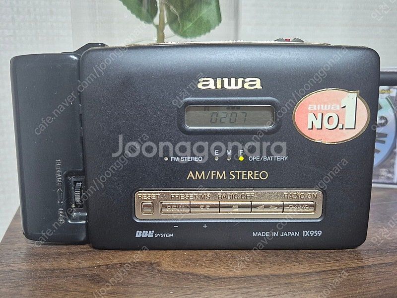 aiwa 카세트 워크맨 jx959--0
