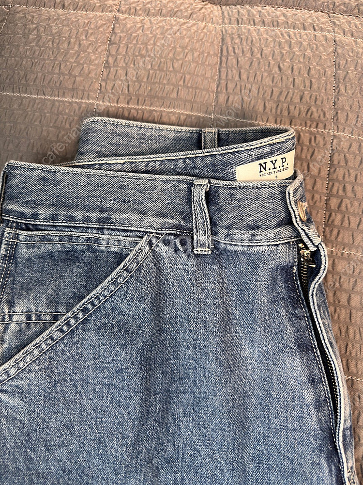 N.Y.P 엔와이피 Mechanic jeans 와이드핏...--4