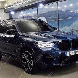 파란색 BMW X3M 중고 BMW 중고 3.0 컴패티션 수입중고자동차 75,675 km