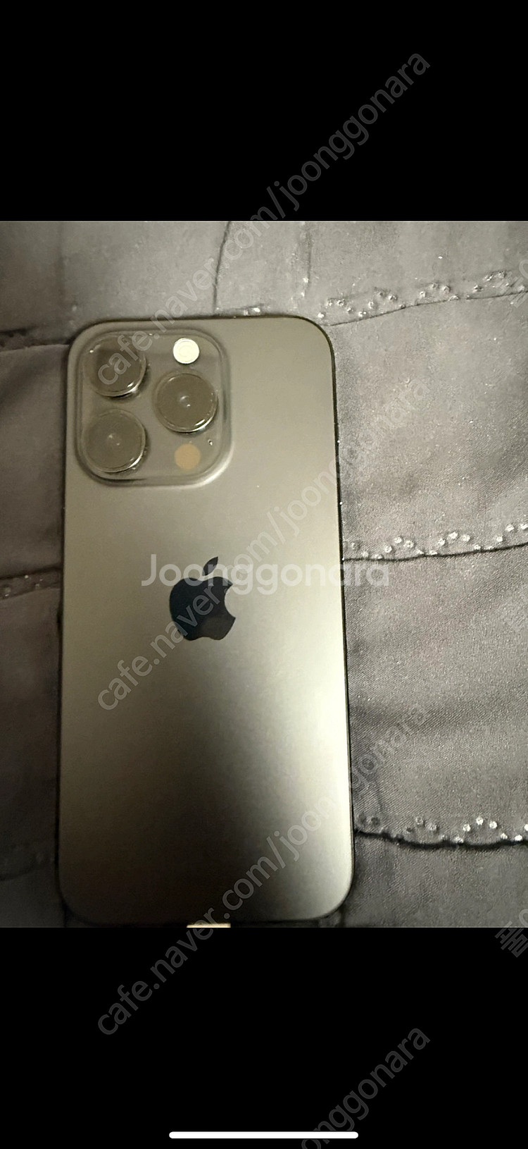 아이폰 15PRO 256GB 티타늄 블랙--1