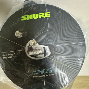 슈어 SHURE AONIC215 UNI 이어폰 처분합니다