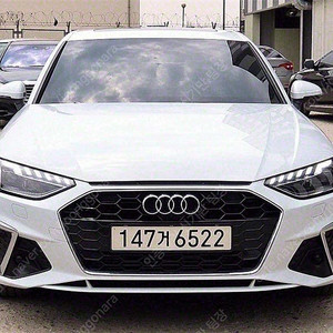 흰색 아우디 A4 중고 아우디 중고 40 TFSI 프리미엄 중고차리스 당일출고 36,410 km