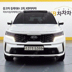 쏘렌토 중고 가격 쏘렌토 하이브리드 중고 쏘렌토 중고차 흰색 2021년식 84,692km HEV 1.6 2WD 시그니처 중고시세