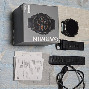 가민 피닉스 8 51mm 사파이어 솔라 카본그레이 티타늄 블랙 밴드 GPS 스마트워치