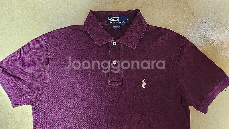 POLO 와인칼라 티셔츠S사이즈/BEAN POLE 빈폴...--0