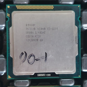 인텔 제온 E3-1230 / 1270 ( I7-2600 급) - 1155 소켓 2세대
