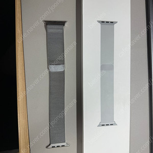 애플워치 밀레니즈루프 스테인리스 실버 44 45 46
